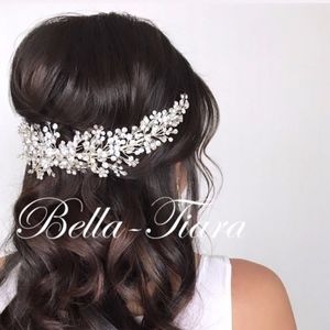 Swarovski Crystal wedding headpiece hairvine NEW